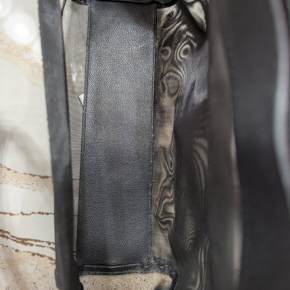 Karl Lagerfeld Paris, mesh tote bag. EUC! - Picture 3 of 5
